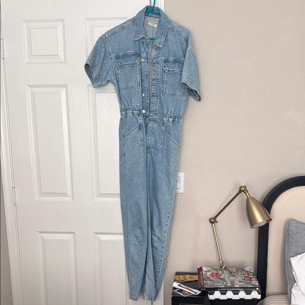 We The Free Marci Denim Jumpsuit